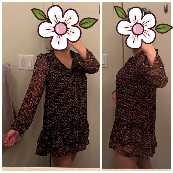 CHANEL 90's Vintage Floral Dress fits Size Small Vintage Chanel - Picture 3 of 16